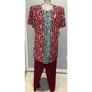 Vintage Leslie Fay pantsuit size 14